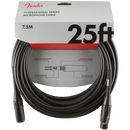 Fender 0990820015 Pro Series Microphone Cable 25' Black - JP Musical
