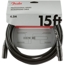 Fender 0990820018 Pro Series Microphone Cable 15' Black - JP Musical