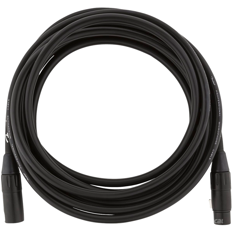 Fender 0990820018 Pro Series Microphone Cable 15' Black - JP Musical