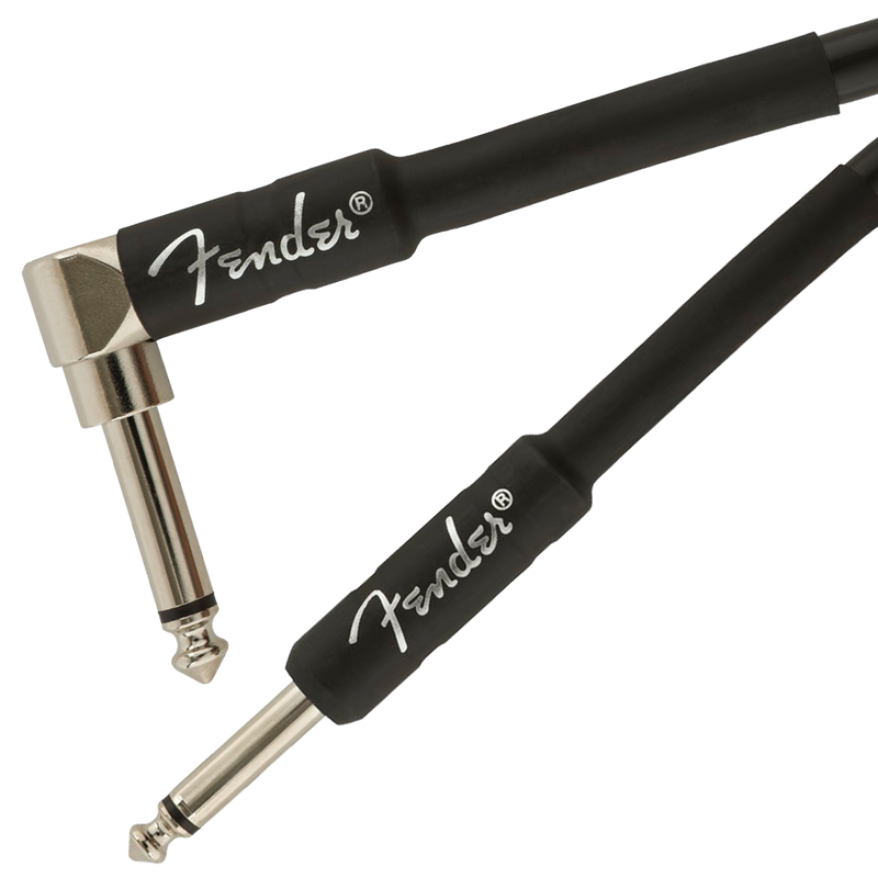 Fender 0990820019 Pro Series Instrument Cable Straight/Angle 18.6' Black - JP Musical