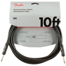Fender 0990820024 Pro Series Instrument Cable Straight/Straight 10' Black - JP Musical