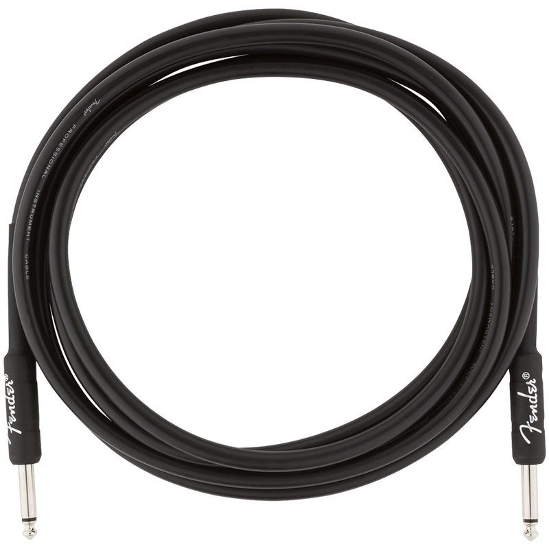 Fender 0990820024 Pro Series Instrument Cable Straight/Straight 10' Black - JP Musical