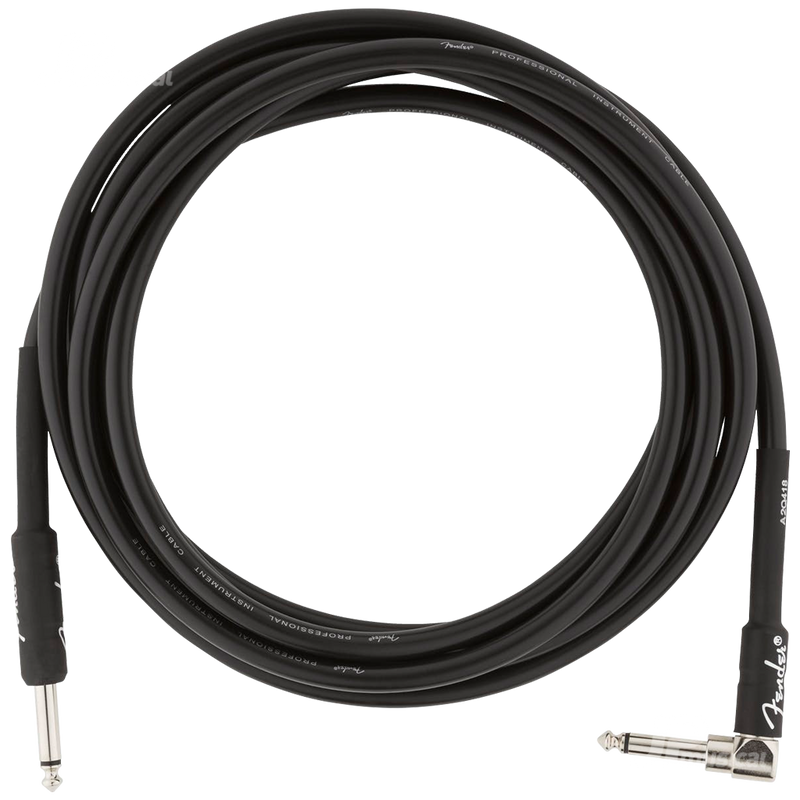 Fender 0990820025 Pro Series Instrument Cable Straight/Angle 10' Black - JP Musical