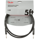 Fender 0990820026 Pro Series Instrument Cable Straight/Straight 5' Black - JP Musical