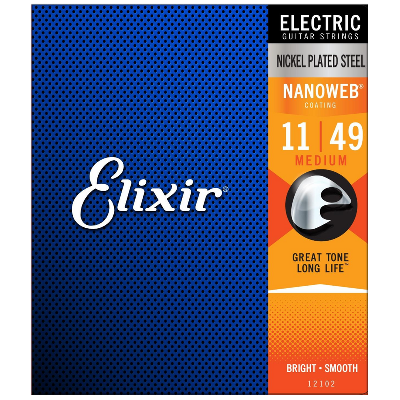 ENCORDADURA ELIXIR 12102 ELECTRIC NANOWEBCOATING MEDIUM - JP Musical