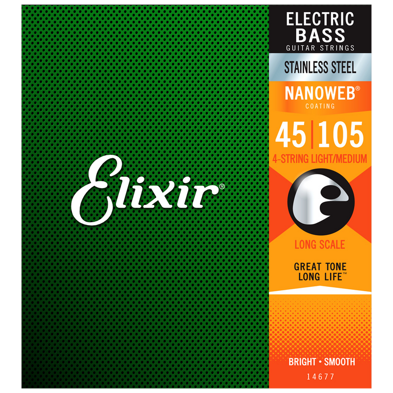 ENCORDADURA ELIXIR 14677 BASS SS NW A STRING LT MED 045 - JP Musical