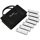 Fender 0990701049 Blues Deluxe Harmonicas Pack of 7 with Case - JP Musical