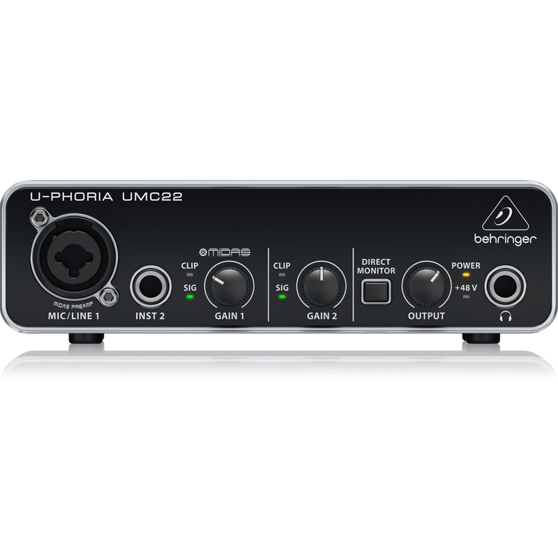 INTERFASE BEHRINGER UMC22 - JP Musical