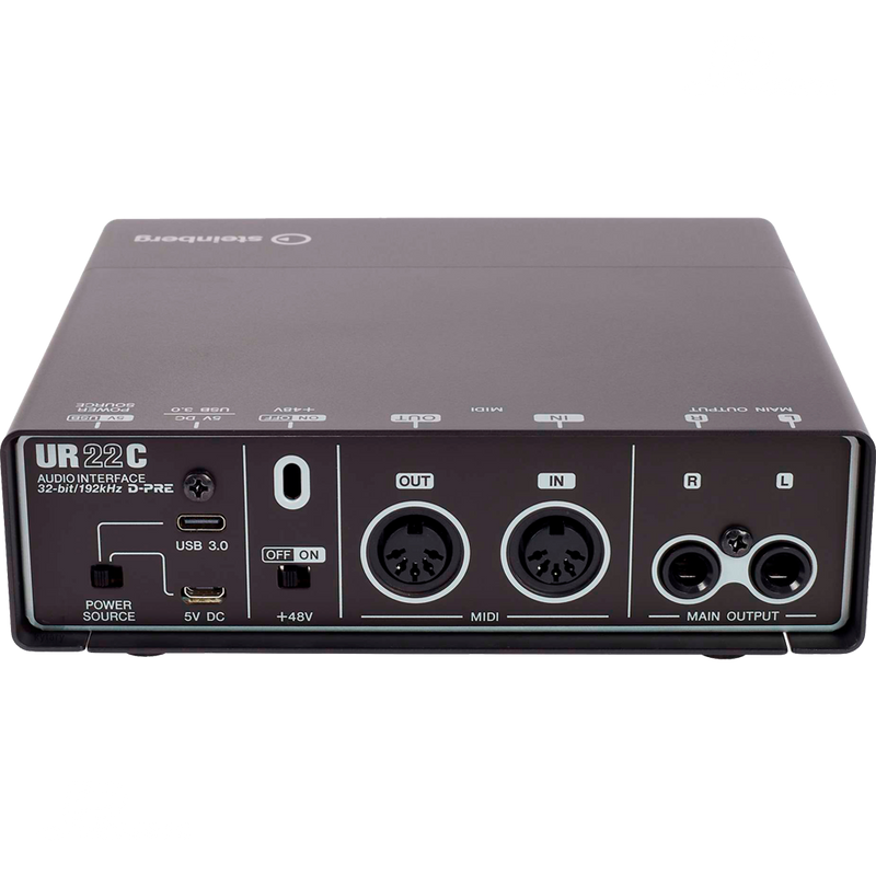 INTERFASE USB STEINBERG UR22C 3 TIPO C 2X2 CH - JP Musical