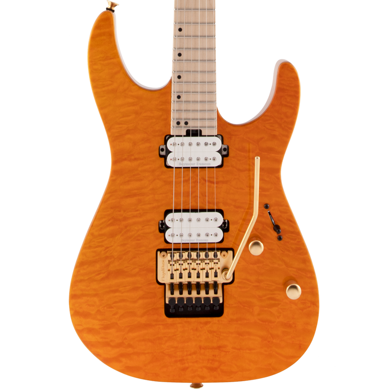 Charvel 2969431558 Pro-Mod DK24 HH FR Maple Fingerboard Dark Amber - JP Musical