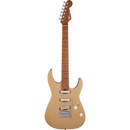 Charvel 2969026500 Pro-Mod DK22 SSS 2PT CM Caramelized Maple Fingerboard Pharaohs Gold - JP Musical
