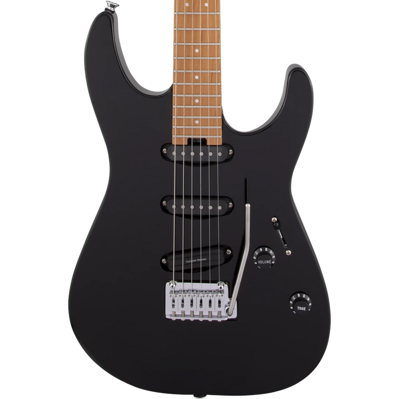 Charvel 2969026503 Pro-Mod DK22 SSS 2PT CM Caramelized Maple Fingerboard Gloss Black - JP Musical