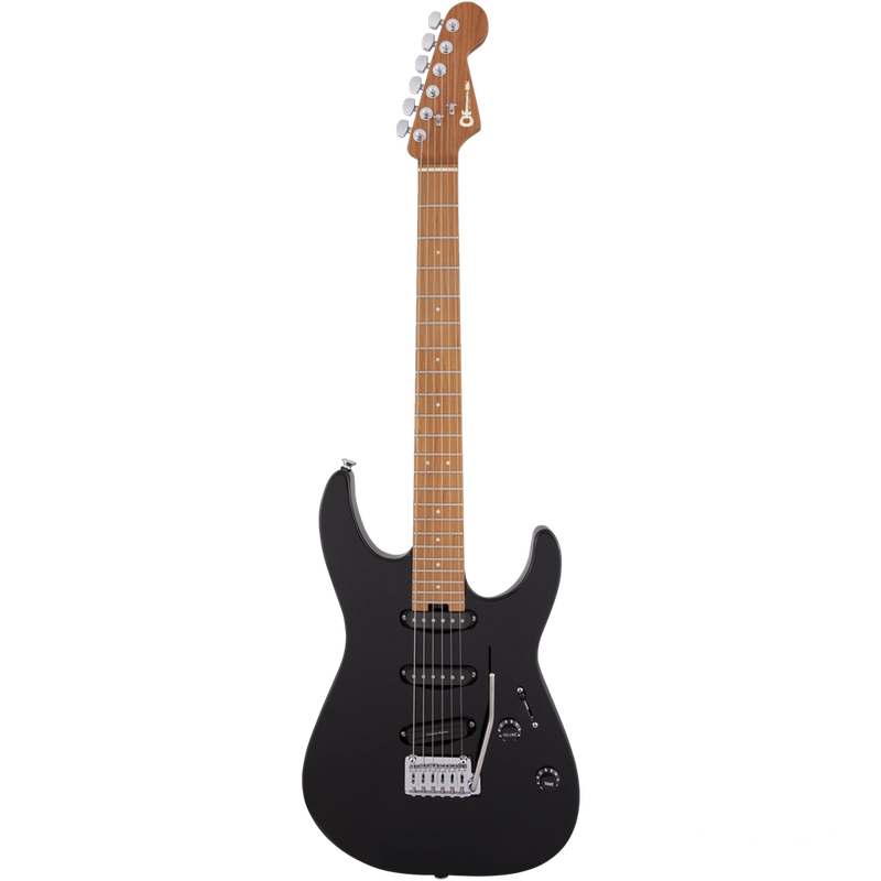 Charvel 2969026503 Pro-Mod DK22 SSS 2PT CM Caramelized Maple Fingerboard Gloss Black - JP Musical