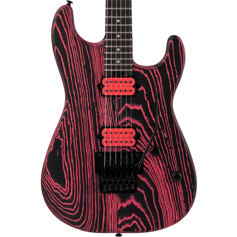 Charvel 2975001521 Pro-Mod San Dimas Style 1 HH FR E Ash Ebony Fingerboard Neon Pink Ash - JP Musical