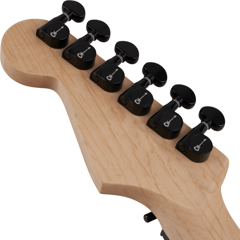 Charvel 2975001521 Pro-Mod San Dimas Style 1 HH FR E Ash Ebony Fingerboard Neon Pink Ash - JP Musical