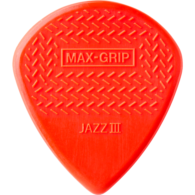 PUAS DUNLOP 471R3N MAX GRIP JAZZ III NY ROJO - JP Musical