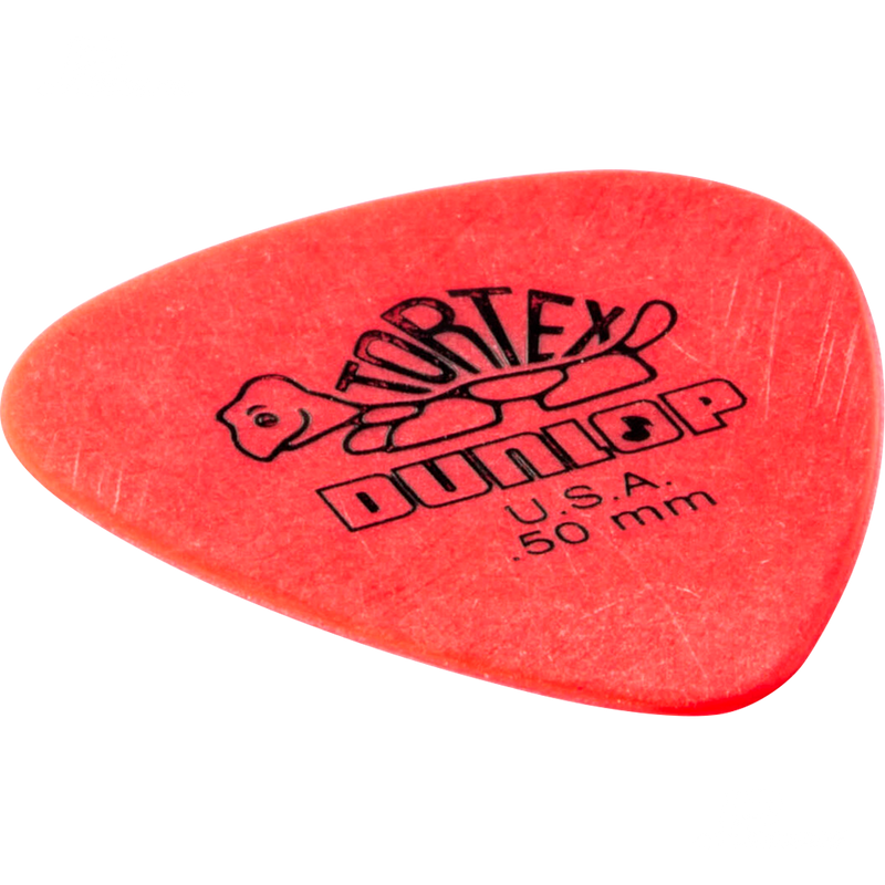 Púas Para Guitarra DUNLOP TORTEX FLOW 0.50mm - Color Rojo, Pack De 10 Unidades