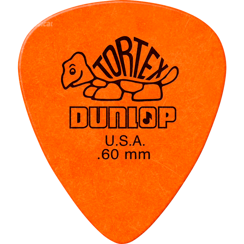 PUAS DUNLOP 418B.60 TORTEX NARANJA - JP Musical