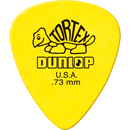 PUAS DUNLOP 418B.73 TORTEX AMARILLO - JP Musical