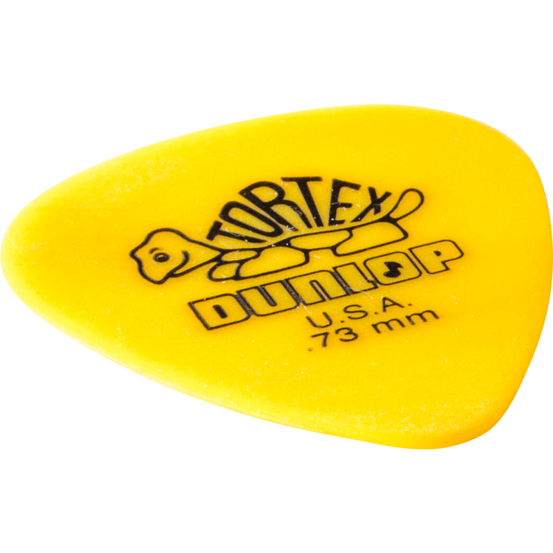 PUAS DUNLOP 418B.73 TORTEX AMARILLO - JP Musical