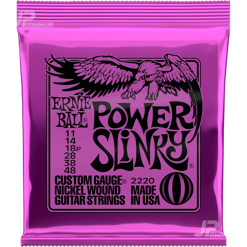 ENCORDADURA ERNIE BALL 2220 POWER SLINKY - JP Musical