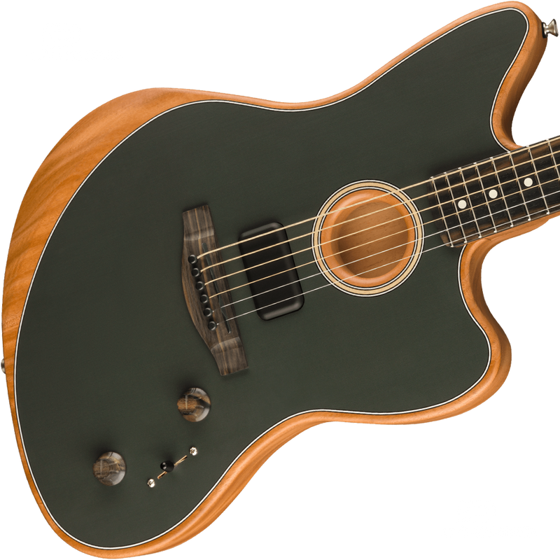 Fender 0972313259 American Acoustasonic Jazzmaster Ebony Fingerboard Tungsten - JP Musical