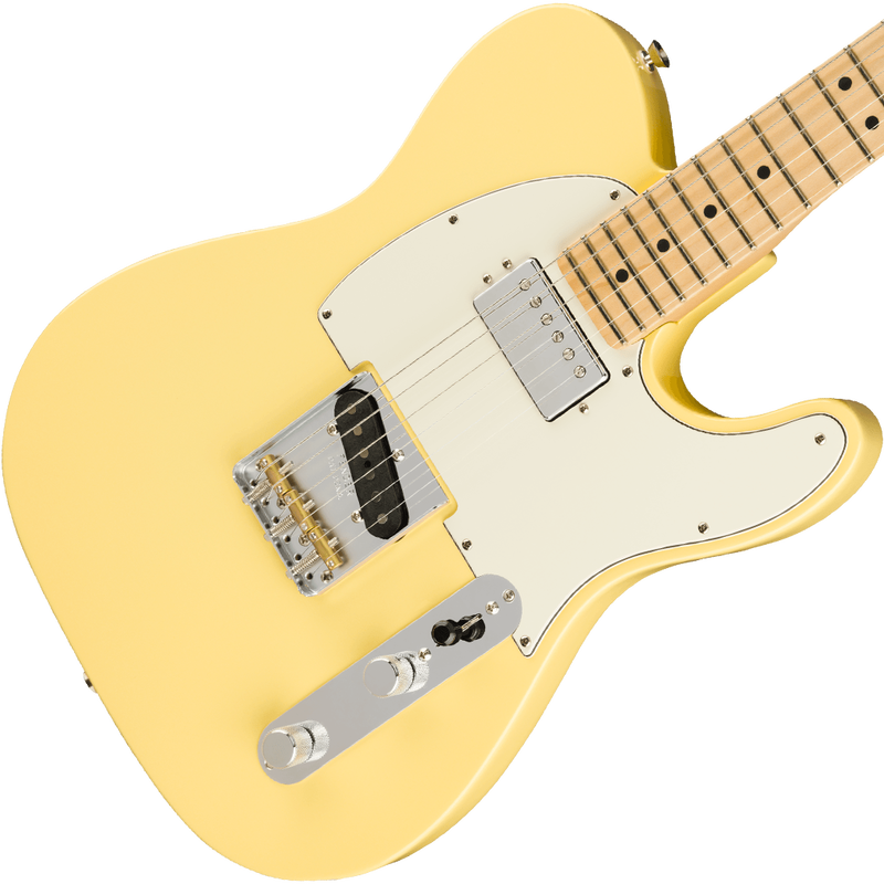 Fender 0115122341 American Performer Telecaster Hum Maple Fingerboard Vintage White - JP Musical