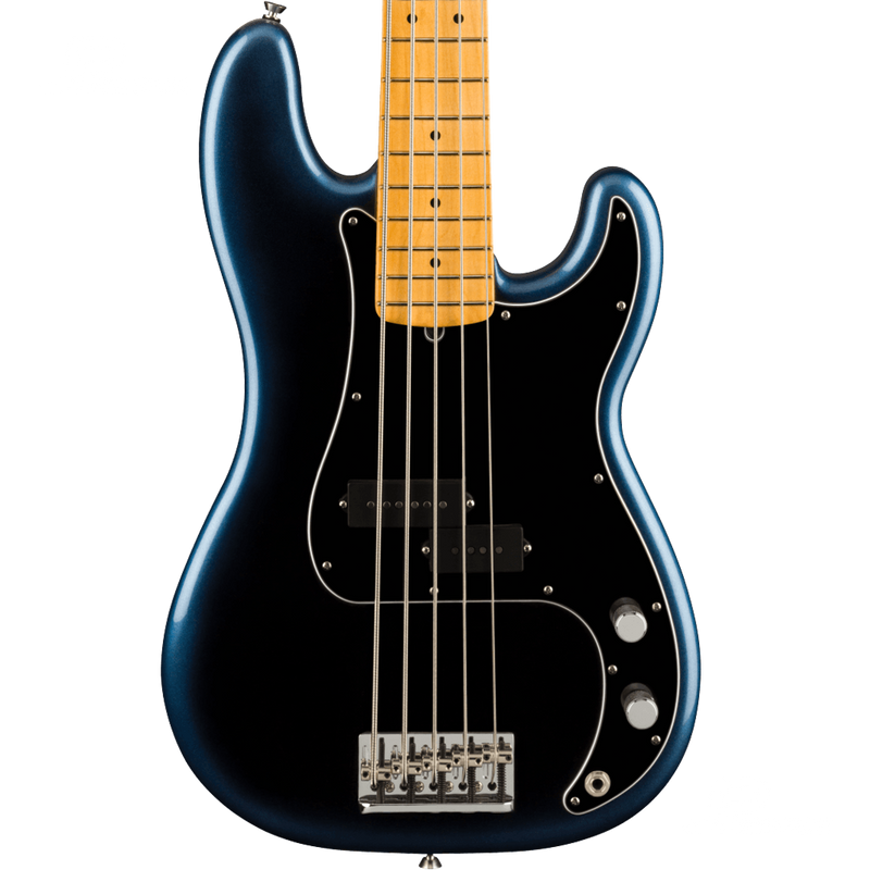 Fender 0193962761 American Professional II Precision Bass V Maple Fingerboard Dark Night - JP Musical