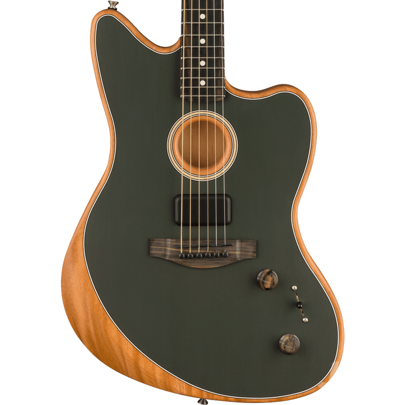 Fender 0972313259 American Acoustasonic Jazzmaster Ebony Fingerboard Tungsten - JP Musical