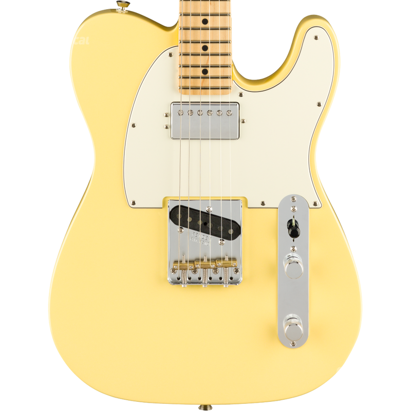 Fender 0115122341 American Performer Telecaster Hum Maple Fingerboard Vintage White - JP Musical