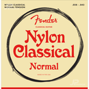Fender 0730100400 Nylon Classical Acoustic Strings 100 Clear/Silver Tie End - JP Musical