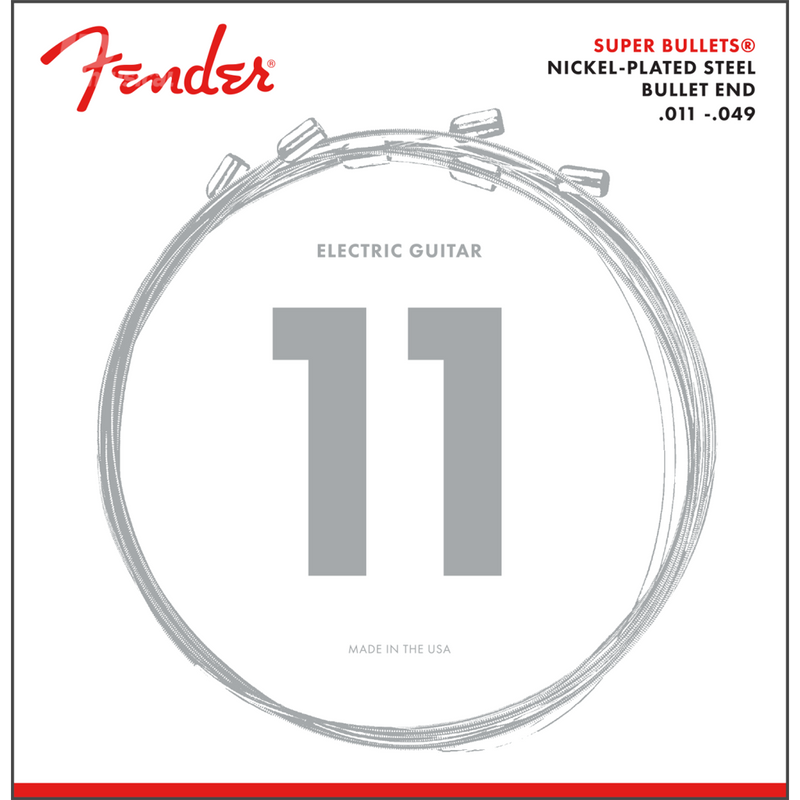 Fender 0733250408 3250 Super Bullet Strings Nickel Plated Steel Bullet End - JP Musical