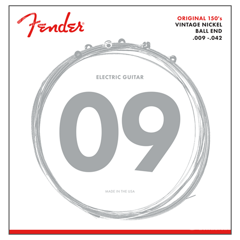 Fender 0730150403 Original 150 Guitar Strings Pure Nickel Wound Ball End - JP Musical