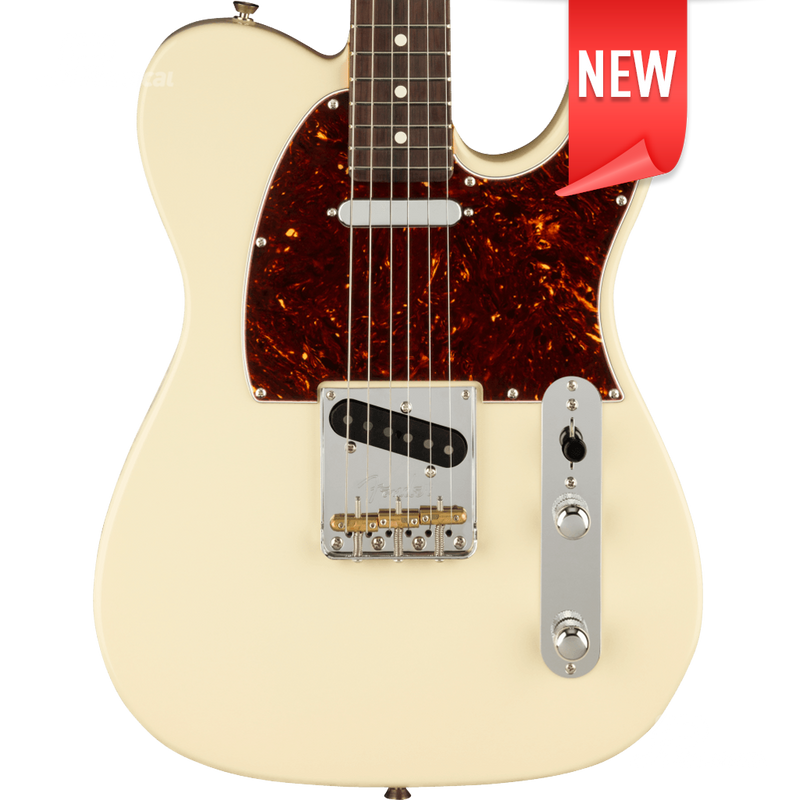 Fender 0113940705 American Professional II Telecaster Rosewood Fingerboard Olympic White - JP Musical