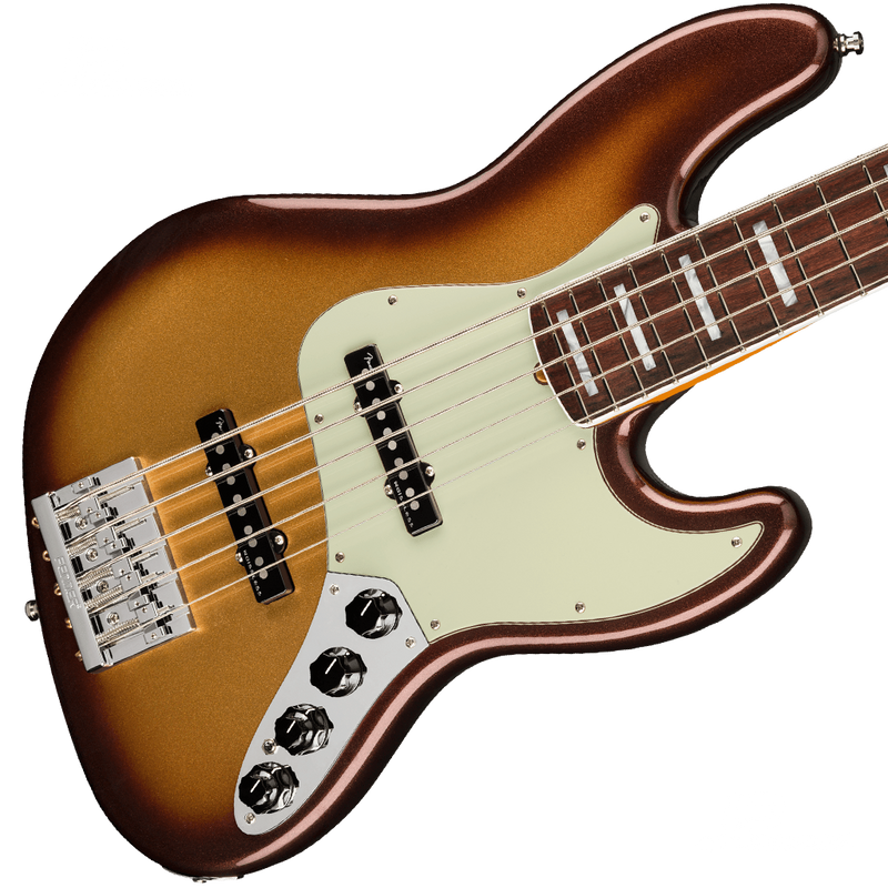Fender 0199030732 American Ultra Jazz Bass V Rosewood Fingerboard Mocha Burst - JP Musical