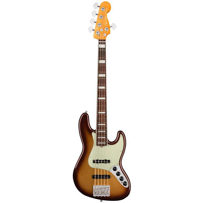 Fender 0199030732 American Ultra Jazz Bass V Rosewood Fingerboard Mocha Burst - JP Musical