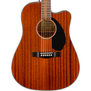 Fender 0970113022 CD-60SCE Dreadnought Walnut Fingerboard All-Mahogany - JP Musical