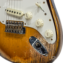 GUITARRA ELECTRICA CUSTOM SHOP 9231013158 S21 LTD RED HOT STRAT SHREL FCH3TSB - JP Musical