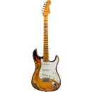 GUITARRA ELECTRICA CUSTOM SHOP 9231013158 S21 LTD RED HOT STRAT SHREL FCH3TSB - JP Musical