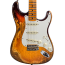 GUITARRA ELECTRICA CUSTOM SHOP 9231013158 S21 LTD RED HOT STRAT SHREL FCH3TSB - JP Musical