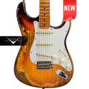 GUITARRA ELECTRICA CUSTOM SHOP 9231013158 S21 LTD RED HOT STRAT SHREL FCH3TSB - JP Musical