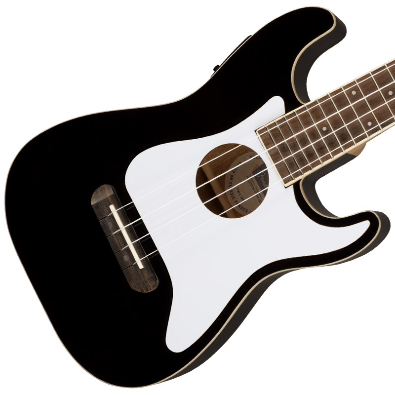 Fender 0971653106 Fullerton Strat Uke Black - JP Musical
