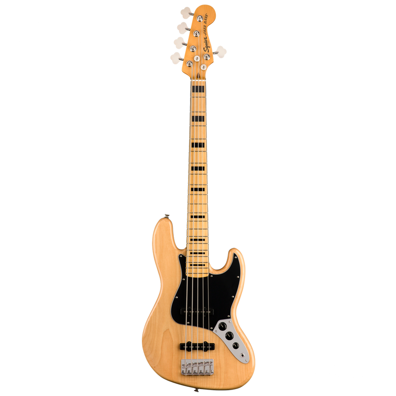 Squier 0374550521 Classic Vibe '70s Jazz Bass V Maple Fingerboard Natural - JP Musical