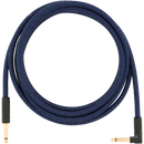 Fender 0990910073 Festival Instrument Cable Straight/Angle 10' Pure Hemp Blue Dream - JP Musical