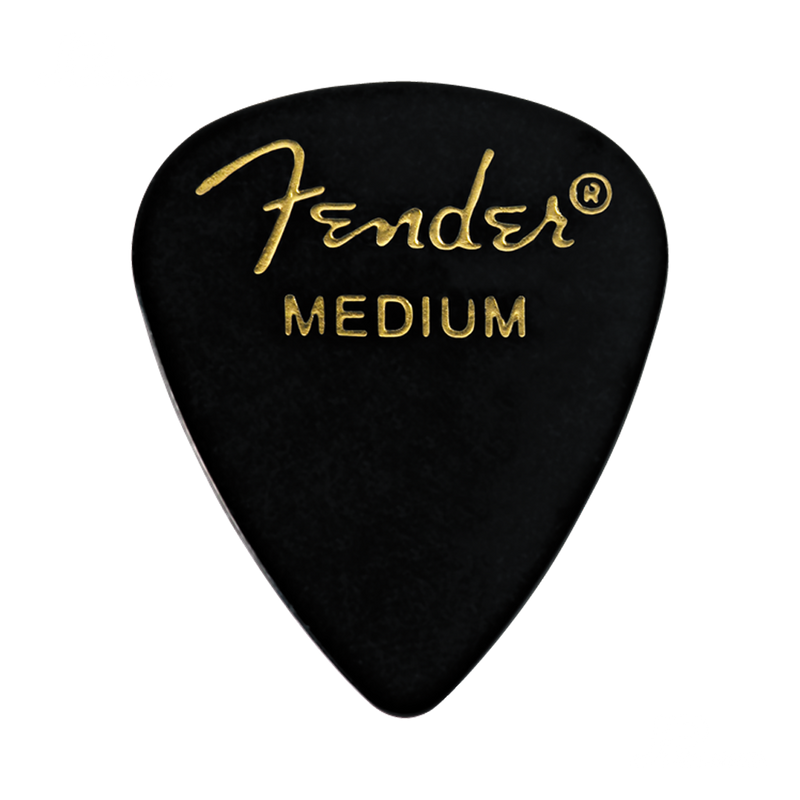 Fender 1980351306 351 Shape Classic Celluloid Picks Medium Black - JP Musical