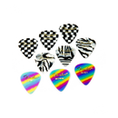 Fender 1980351103 351 Shape Graphic Picks Rainbow Heavy - JP Musical