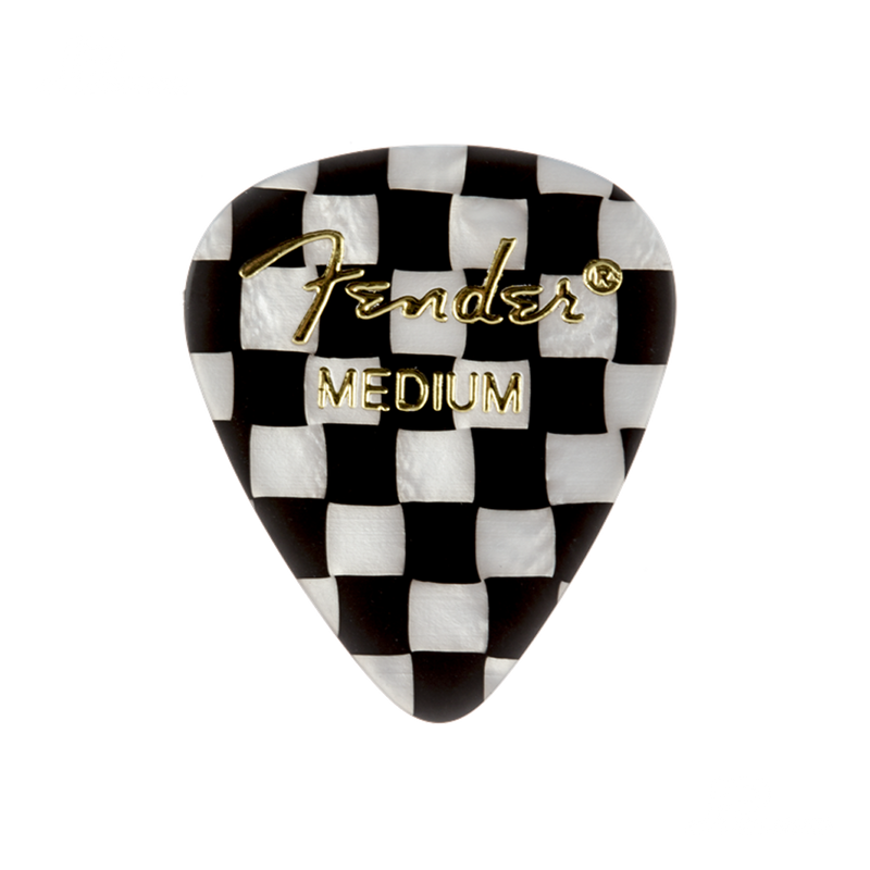 Fender 1980351302 351 Shape Graphic Picks Checker Medium - JP Musical