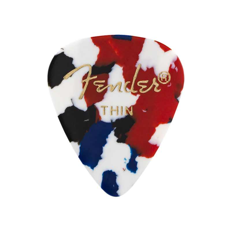 Fender 1980351750 351 Shape Classic Celluloid Picks Confetti Thin - JP Musical