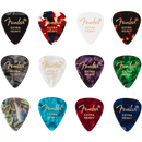 Fender 0980300700 351 Shape Celluloid Medley Picks Extra Heavy - JP Musical