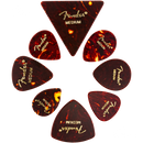 Fender 0980200300 All Shapes Classic Celluloid Picks Tortoise Shell Medium - JP Musical